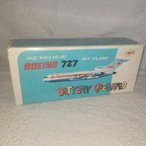 Vintage TWA Boeing 727 Plane Toy